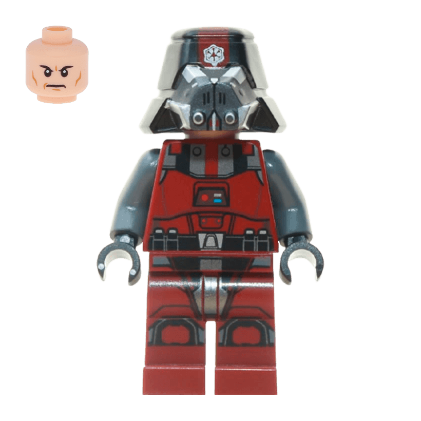 Фигурка Lego Империя Sith Trooper Dark Red Outfit Star Wars sw0436 Б/У - Retromagaz