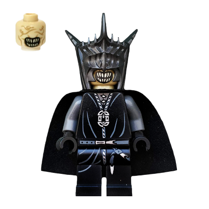 Фигурка Lego Lord of the Rings Mouth of Sauron Dark Grey Arms Films lor064 Б/У - Retromagaz