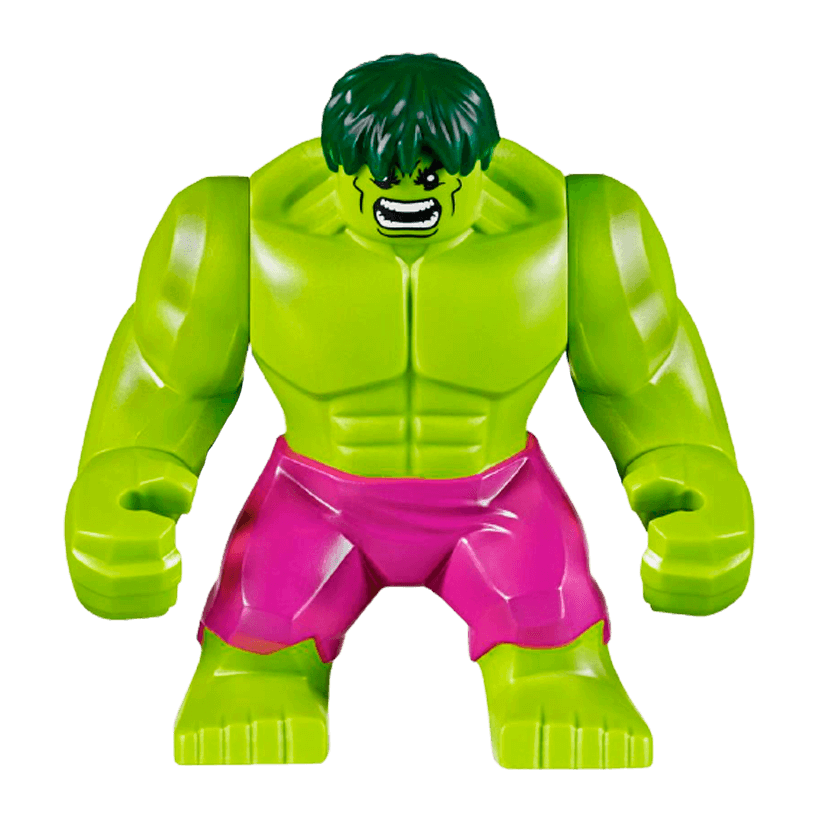 Фигурка Lego Marvel Hulk with Dark Green Hair and Magenta Pants Super Heroes sh0371 Б/У - Retromagaz