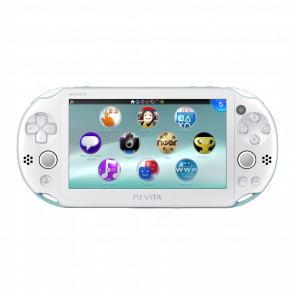 Консоль Sony PlayStation Vita Slim Модифицированная 64GB White Blue + 5 Встроенных Игр Б/У Нормальный