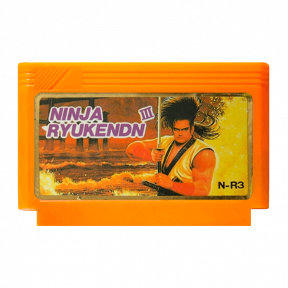 Гра Ninja Gaiden III: The Ancient Ship of Doom (Ninja Ryukenden III) 90х Японська Версія Тільки Картридж RMC Famicom Б/У - Retromagaz