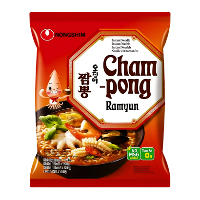 Лапша Nongshim Ramyun Champong Острая 124g - Retromagaz