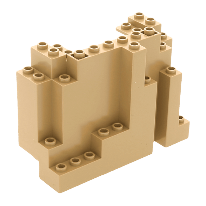 Скеля Lego Rectangular Панель 4 x 10 x 6 6082 60052 6037837 6143428 Dark Tan Б/У - Retromagaz