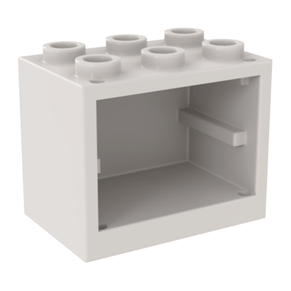 Емкость Lego Cupboard 2 x 3 x 2 4532b 92410 4610112 Light Bluish Grey 10шт Б/У - Retromagaz