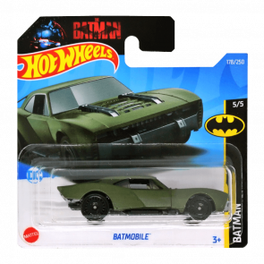 Машинка Базовая Hot Wheels Batman Batmobile (2021) Batman 1:64 HCW62 Dark Green 1шт Новый Машинка Базовая Hot Wheels Batman Batmobile (2021) Batman 1:64 HCW62 Dark Green 1шт Новый - Retromagaz