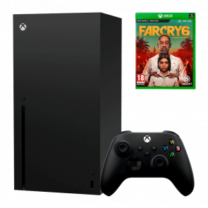 Набор Консоль Microsoft Xbox Series X 1TB Black Новый + Игра Far Cry 6 Набор Консоль Microsoft Xbox Series X 1TB Black Новый + Игра Far Cry 6 - Retromagaz