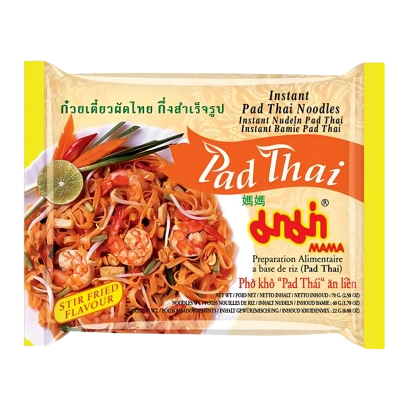 Лапша Mama Рисова Пад Тай Рамен Pad Thai Stir Fried Острая 70g - Retromagaz