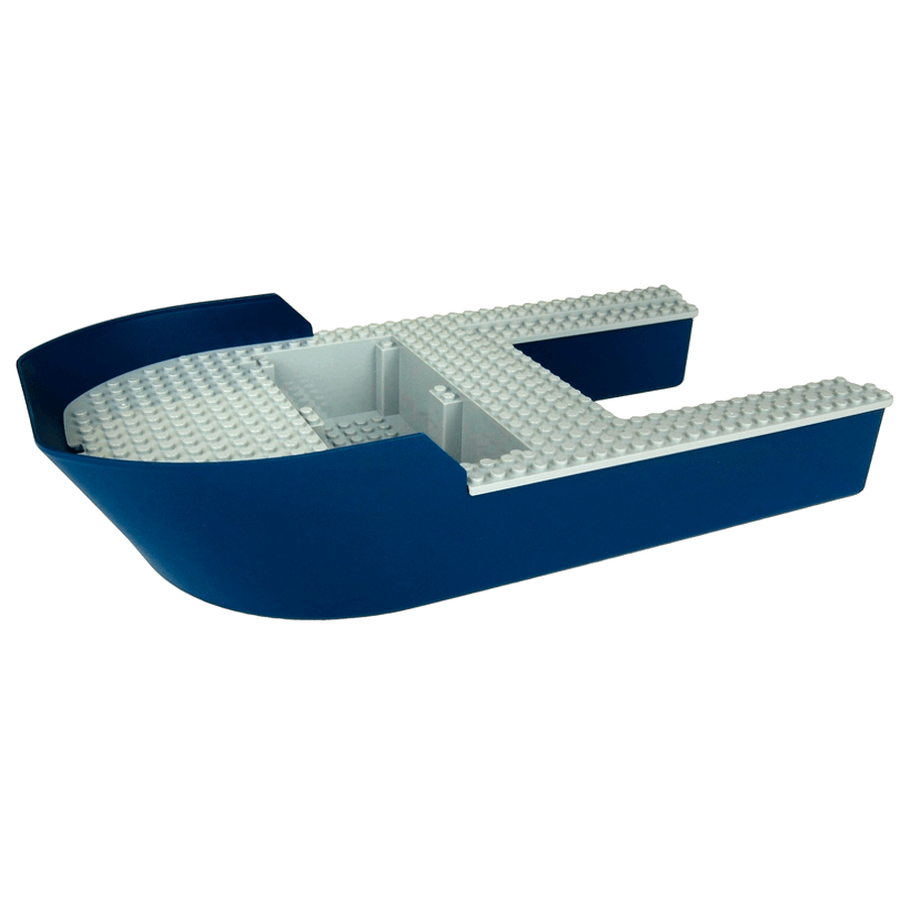 Для Судна Lego Основа Hull Giant Bow 40 x 20 x 7 18913c01 6117617 Dark Blue Б/У - Retromagaz