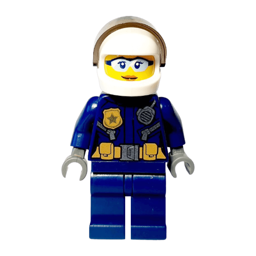 Фигурка Lego Police 973pb2606 Helicopter Pilot Female City cty0733 1 Б/У - Retromagaz