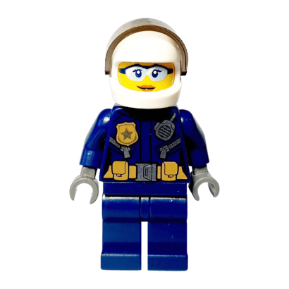 Фігурка Lego 973pb2606 Helicopter Pilot Female City Police cty0733 1 Б/У - Retromagaz