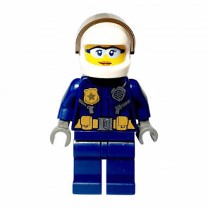 Фігурка Lego 973pb2606 Helicopter Pilot Female City Police cty0733 1 Б/У