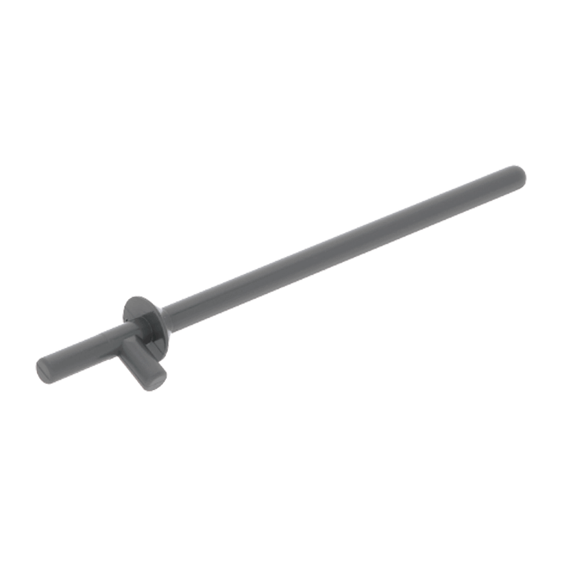 Оружие 2шт Lego Копье 3849 4219902 Dark Bluish Grey Б/У - Retromagaz