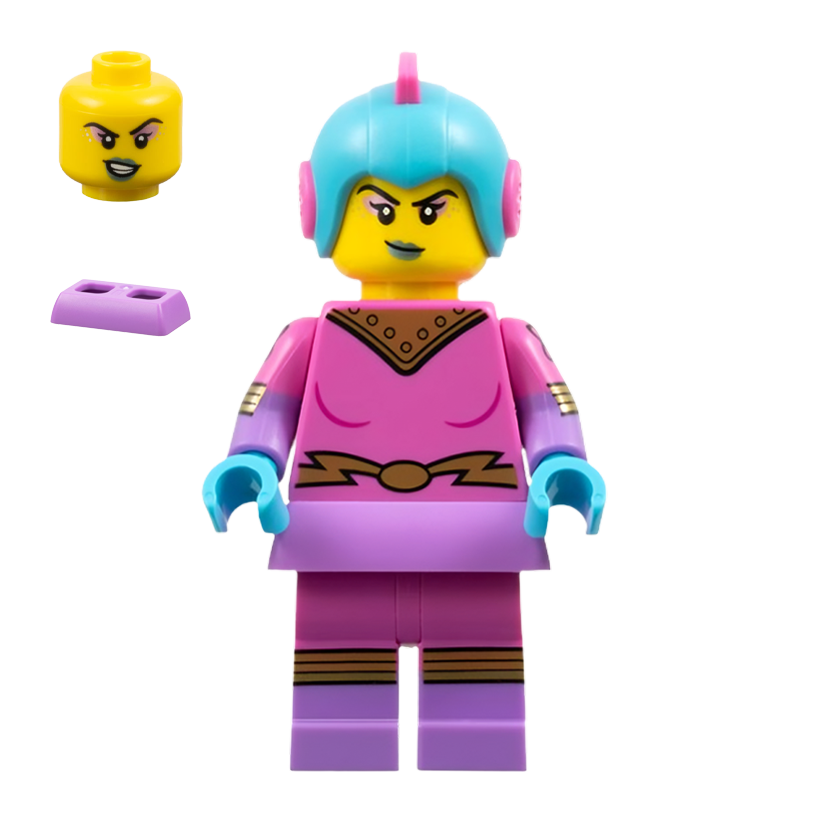 Фігурка Lego Series 26 Retro Space Heroine Collectible Minifigures col439 Б/У - Retromagaz