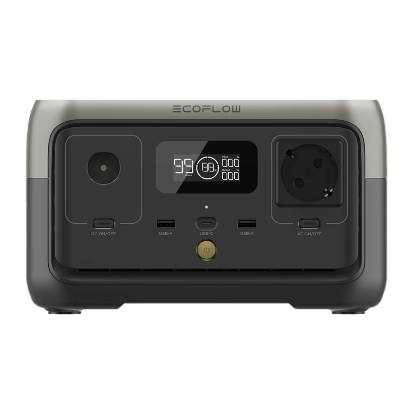 Зарядное Устройство EcoFlow RIVER 2 Black 256 Wh 600 W - Retromagaz
