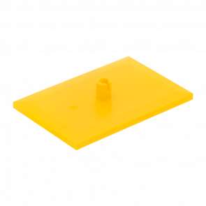 Для Поїзда Lego Bogie Plate Tile Основа 6 x 4 4025 15604 18626 6051861 6086730 Yellow 2шт Б/У - Retromagaz