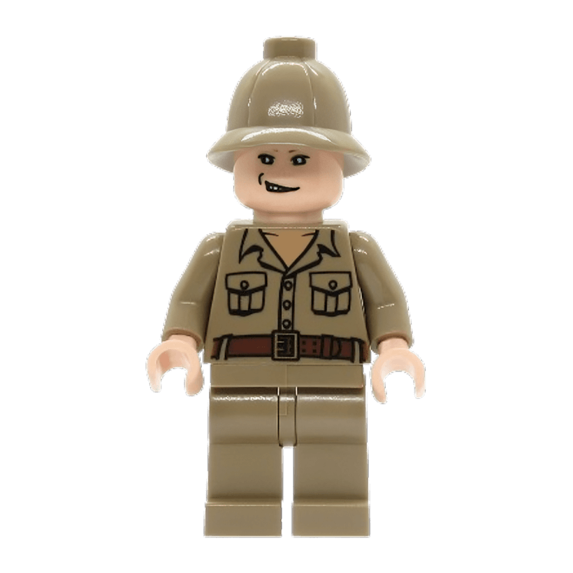 Фигурка Lego Indiana Jones Rene Belloq Dark Tan Jacket Films iaj009 Б/У - Retromagaz