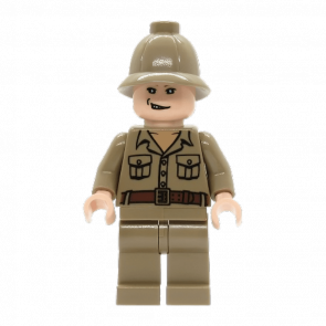 Фигурка Lego Indiana Jones Rene Belloq Dark Tan Jacket Films iaj009 Б/У