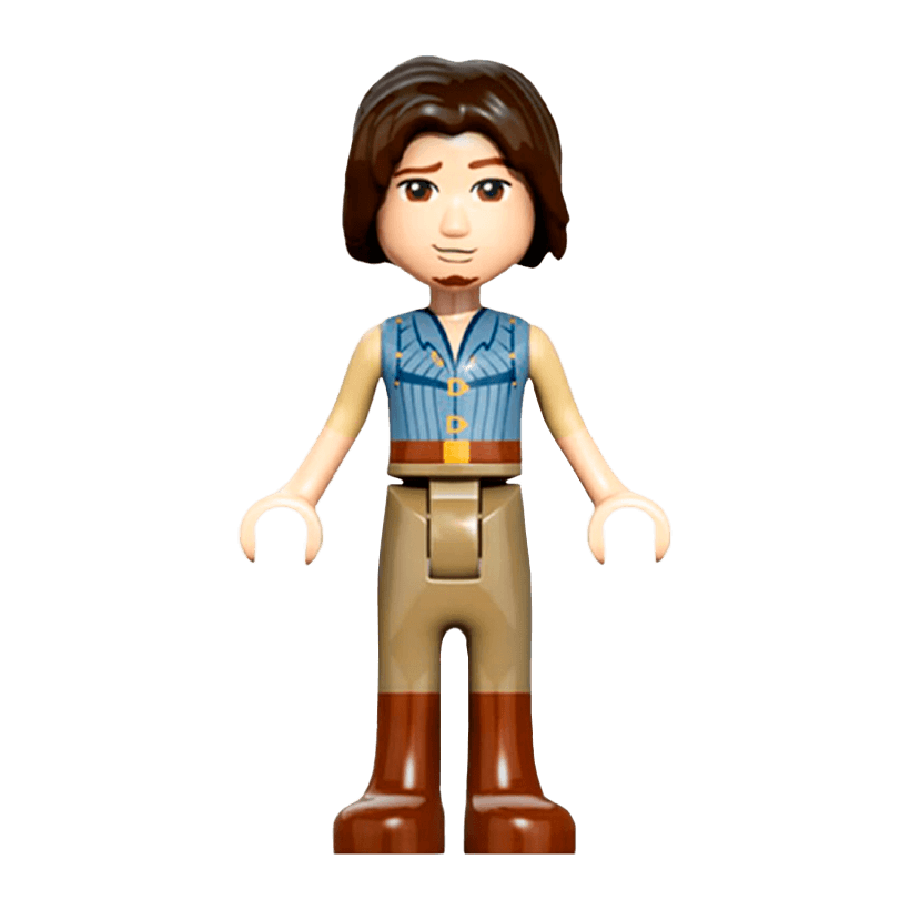 Фигурка Lego Disney Flynn Rider Sand Blue Vest Friends dp007 Б/У - Retromagaz