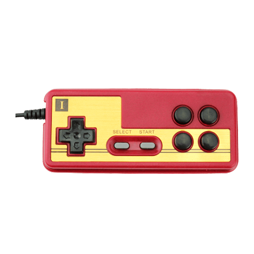 Геймпад Проводной RMC Famicom Dendy Dendy Junior / Subor 8 Bit 9pin Red 2m Новый - Retromagaz