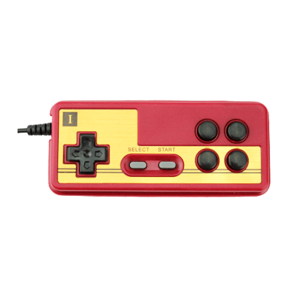 Геймпад Дротовий RMC Famicom Dendy Dendy Junior / Subor 8 Bit 9pin Red 2m Новий - Retromagaz