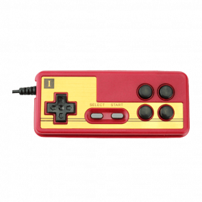 Геймпад Проводной RMC Famicom Dendy Dendy Junior / Subor 8 Bit 9pin Red 2m Новый - Retromagaz
