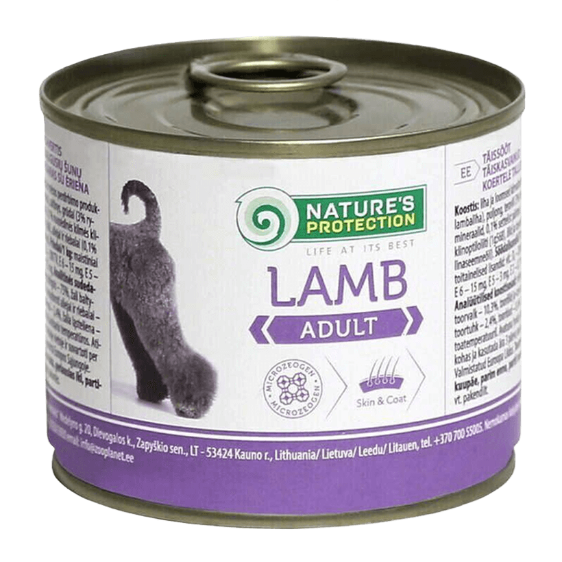 Вологий Корм Nature's Protection для Собак Nature's Protection Adult Ягня 200g - Retromagaz