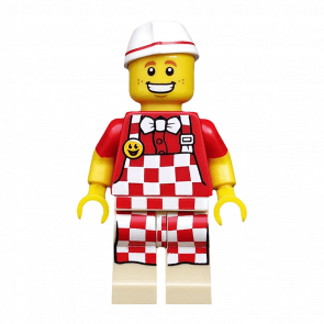 Фігурка Lego Hot Dog Vendor Collectible Minifigures Series 17 col291 1 Б/У