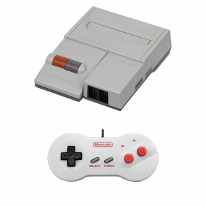 Набір Консоль Nintendo Famicom Dendy AV HVC-101 White Б/У  + Геймпад Дротовий NES Grey - Retromagaz