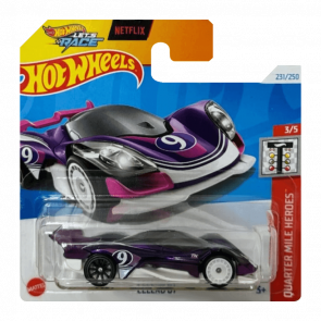 Машинка Базова Hot Wheels Celero GT Super Treasure Hunt STH Quarter Mile Heroes 1:64 HTF42 Purple - Retromagaz