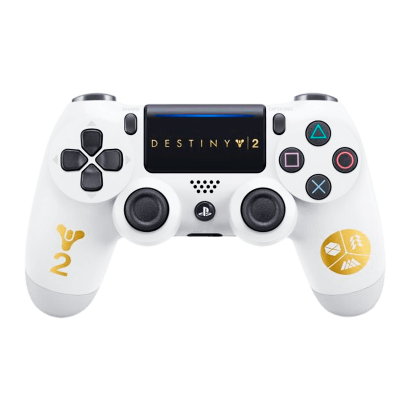 Геймпад Бездротовий Sony PlayStation 4 DualShock 4 Destiny 2 Limited Edition Version 2 White Destiny Б/У Нормальний - Retromagaz