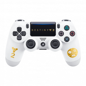 Геймпад Беспроводной Sony PlayStation 4 DualShock 4 Destiny 2 Limited Edition Version 2 White Destiny Б/У Нормальный