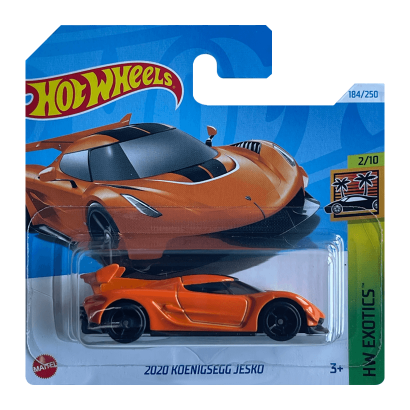 Машинка Базова Hot Wheels 2020 Koenigsegg Jesko Exotics 1:64 HTF07 Orange - Retromagaz