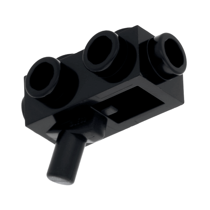 Оружие 4шт Lego Стрелковое Blaster 1 x 2 x 2/3 with Studs 15071 6051527 Black Б/У - Retromagaz
