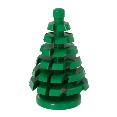 Рослина Lego Pine Small Дерево 2 x 2 x 4 2435 243528 6268823 Green Б/У - Retromagaz