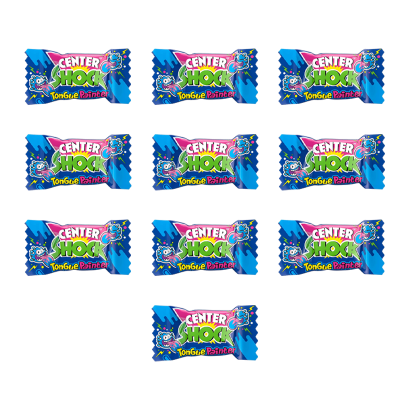 Жувальна Гумка 10шт Center Shock Tongue Painter 4g - Retromagaz