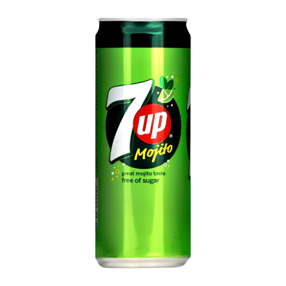 Напій 7UP Mojito Zero 330ml - Retromagaz