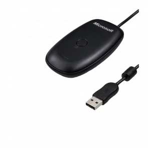 Адаптер Бездротовий Microsoft Xbox 360 1086 USB Wireless Receiver для Windows PC Black Б/У - Retromagaz