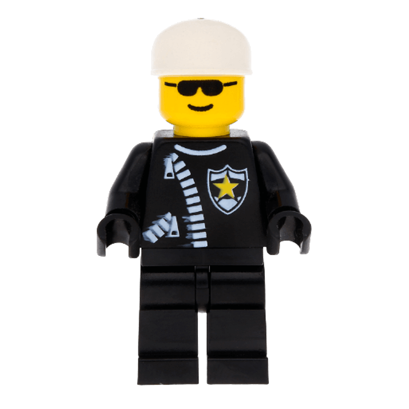 Фигурка Lego Police 973px9 Zipper with Sheriff Star City cop006 Б/У - Retromagaz