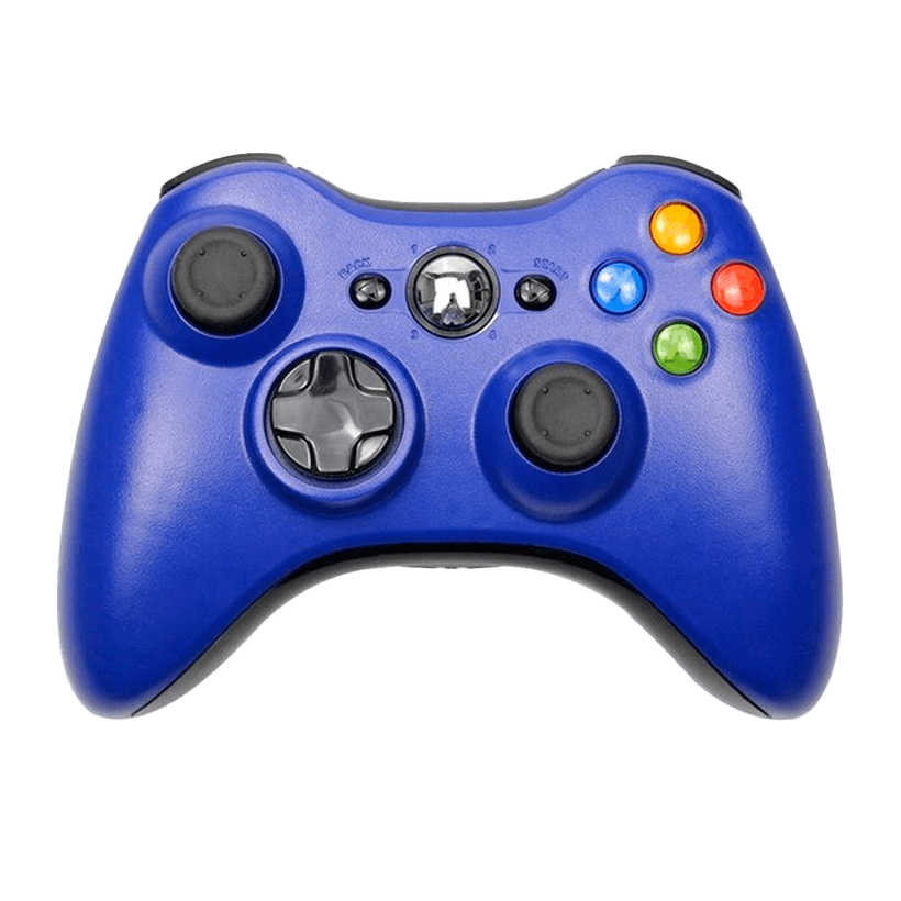 Геймпад Беспроводной RMC Xbox 360 Blue Новый - Retromagaz