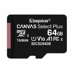 Карта Пам'яті Kingston Canvas Select Plus 64GB Black Б/У Відмінний