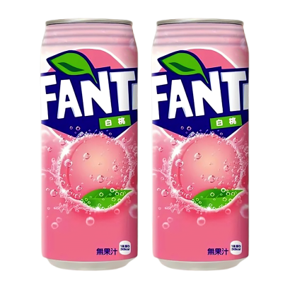 Набір Напій 2шт Fanta White Peach (Japan) 500ml - Retromagaz