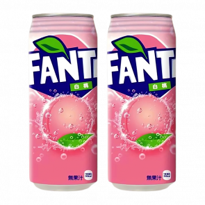 Набор Напиток 2шт Fanta White Peach (Japan) 500ml - Retromagaz