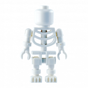 Фигурка Lego Castle Era Skeleton with Blank Face gen103 1 Б/У Отличное