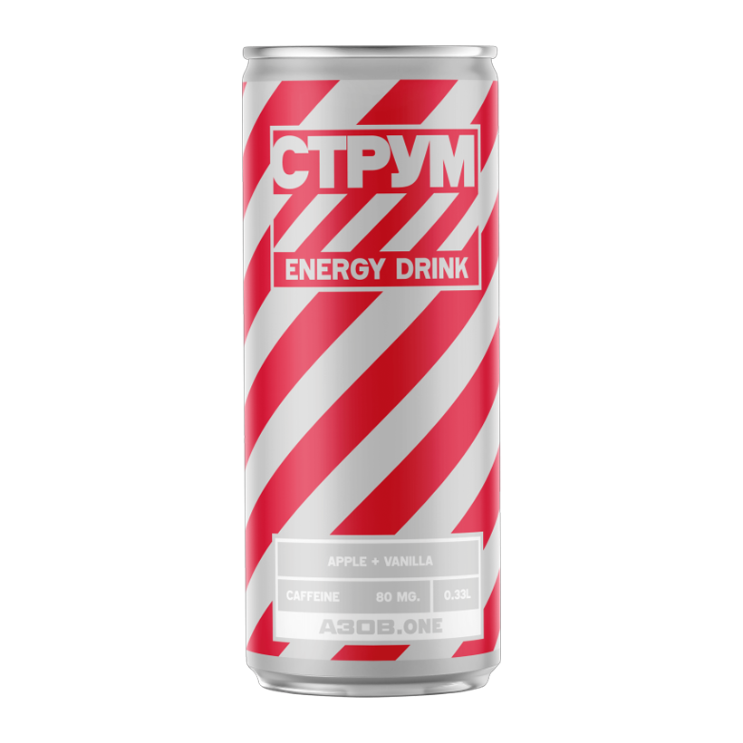 Напиток Энергетический Underwood Stroom Energy Drink Apple + Vanilla 330ml - Retromagaz