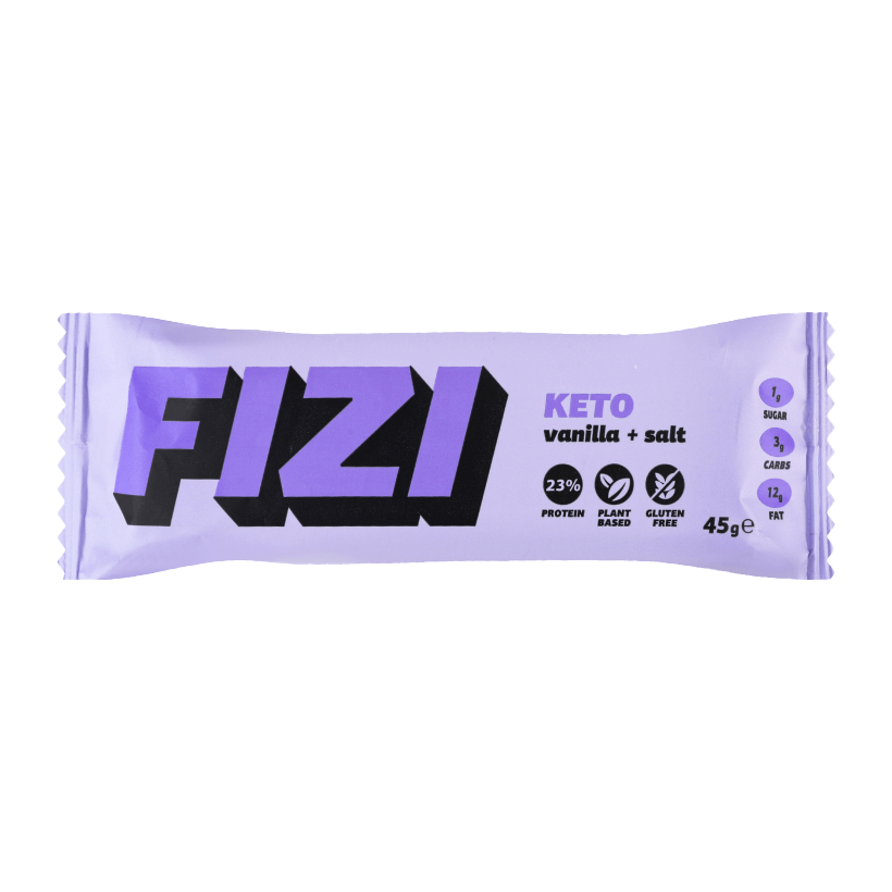 Батончик Fizi Протеиновый Keto Vanilla & Salt 45g - Retromagaz