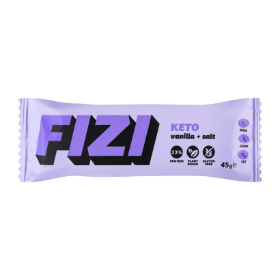 Батончик Fizi Протеїновий Keto Vanilla & Salt 45g - Retromagaz