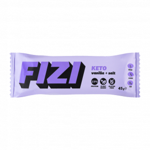 Батончик Fizi Протеиновый Keto Vanilla & Salt 45g - Retromagaz