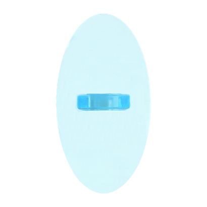 Оружие Lego Щит Minifigure Shield Elliptical 92747 30947 6028411 6188866 Trans-Light Blue 2шт Б/У - Retromagaz