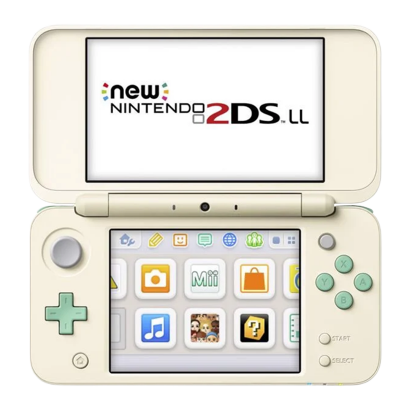 Консоль Nintendo 2DS XL New Animal Crossing Limited Edition Модифікована 32GB Turquoise White + 10 Вбудованих Ігор Б/У - Retromagaz