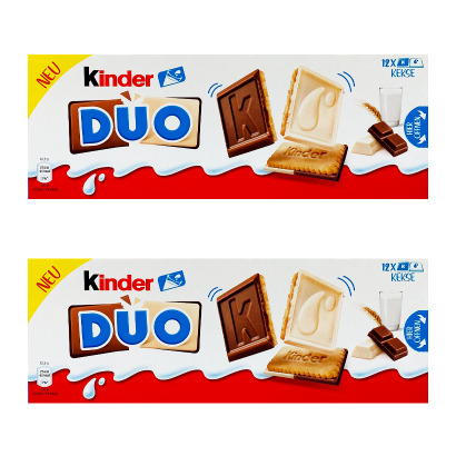 Набор Печенье 2шт Kinder DUO 12 Biscuits 150g - Retromagaz